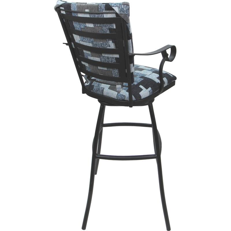 Set of 3 Outdoor Indoor Bar Stool Counter Extra Tall - Jenna PB Arms