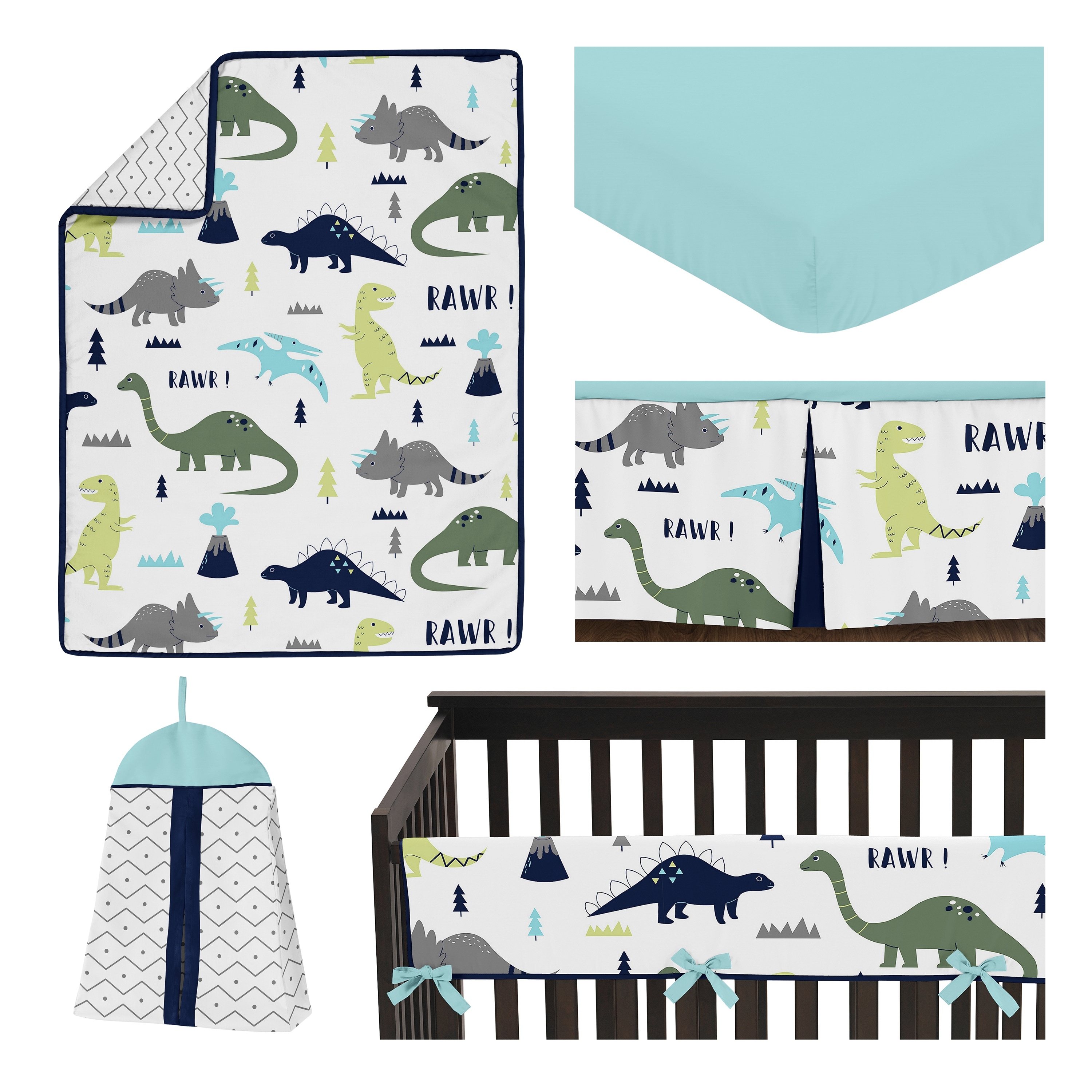 mod dinosaur bedding