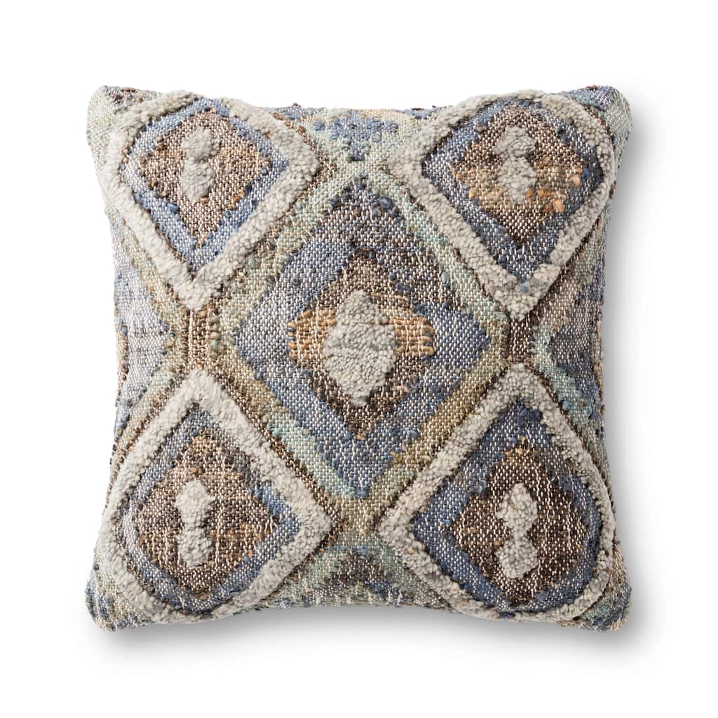 Alexander Home Frisco Farmhouse Textured Rustic Throw Pillow