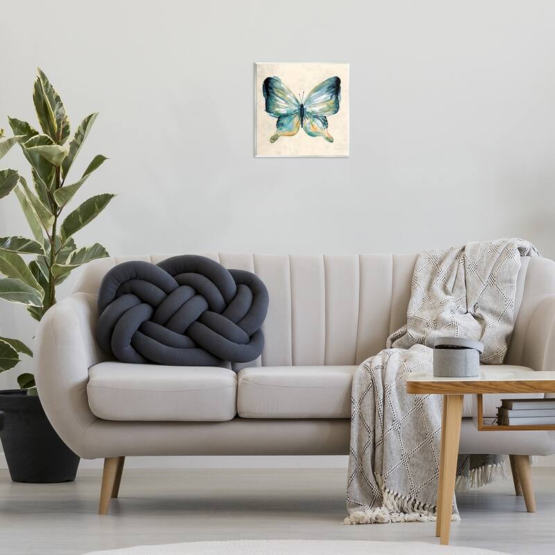 Stupell Bold Butterfly in Green Wall Plaque Art Design By Carol Robinson