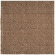 preview thumbnail 3 of 39, SAFAVIEH Handmade Natural Fiber Svana Jute Rug 4' Square - Natural/Black/Natural