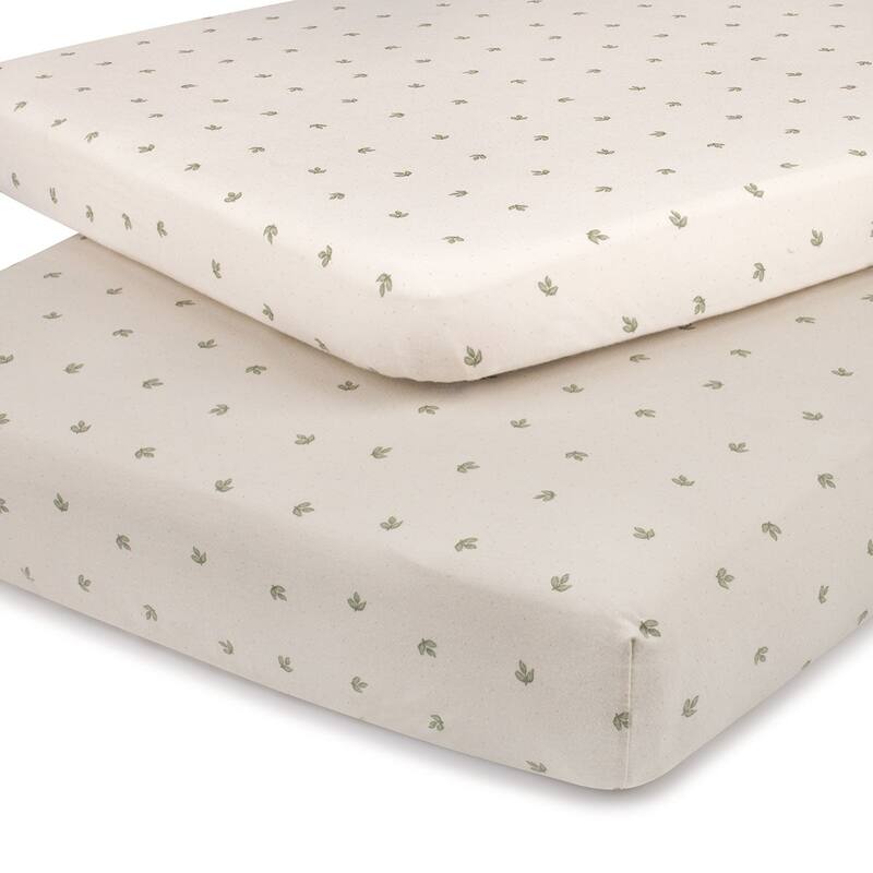 Ely's & Co. Baby Fitted Pack n Play - Mini Crib Sheet Set - 2 Pack - 38" x 24"