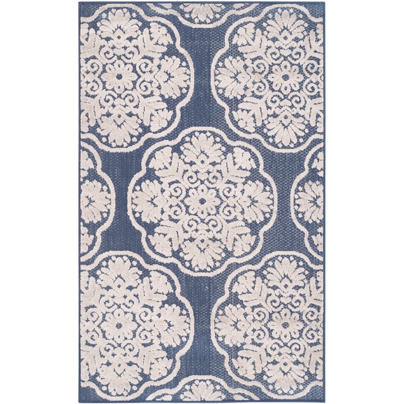 SAFAVIEH Cottage Magnhild Indoor/ Outdoor Patio Backyard Rug