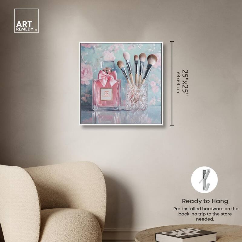 Love Dainty Perfume and Makeup Canvas by Art Remedy