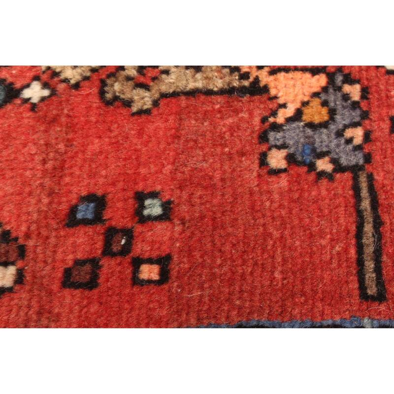 ECARPETGALLERY Hand-knotted Konya Anatolian Red Wool Rug - 4'2 x 7'0