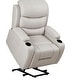 preview thumbnail 48 of 53, Oversized Power Lift Recliner Chair with Massage & Heat, PU Leather, USB Port, Cup Holders & Pockets