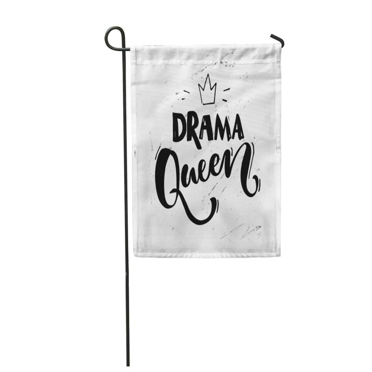 Shop Black Friday Deals On Drama Queen Saying Typography Poster Sticker Design Apparel Print Black Garden Flag Decorative Flag House Banner 28x40 On Sale Overstock 31378628