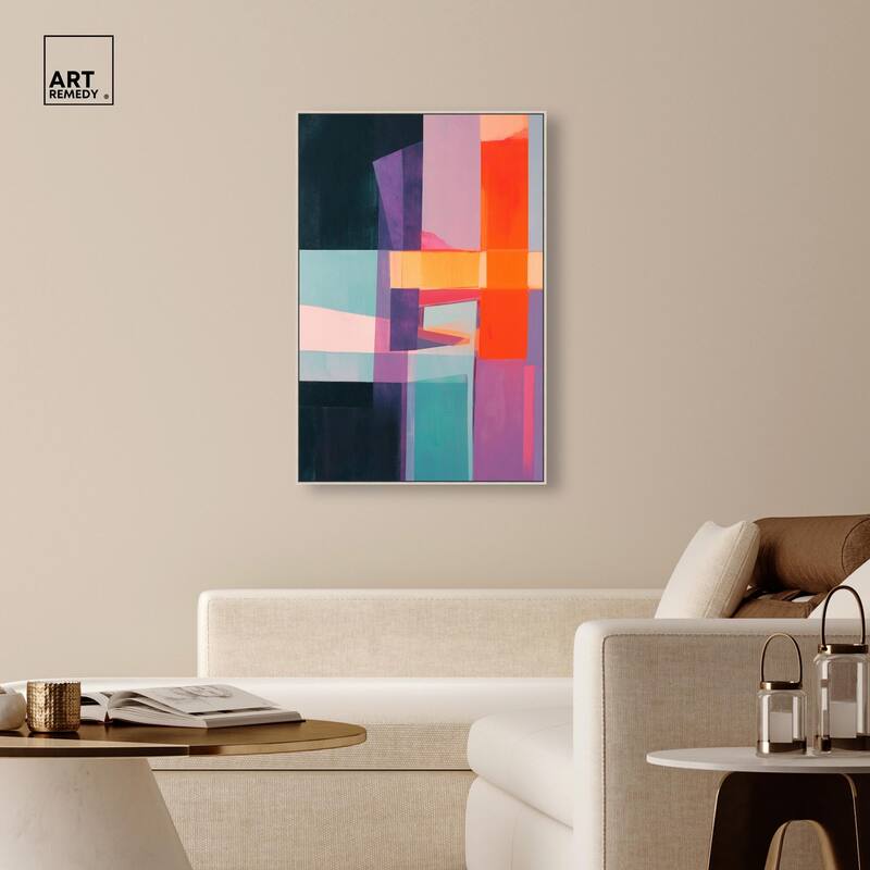 Color Blocks II Canvas by Art Remedy