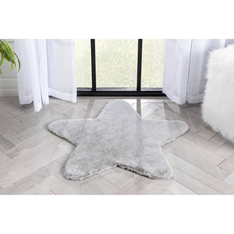 Well Woven Opal Crest Plush Glam Modern Area Rug