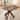 Roomfitters Round Dining Table with X-Base, Solid Wood Construction, Modern Farmhouse Kitchen and Dining Room Table, Walnut