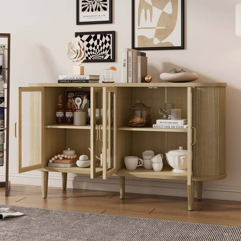 Farmhouse Sideboard Cabinet with Storage
