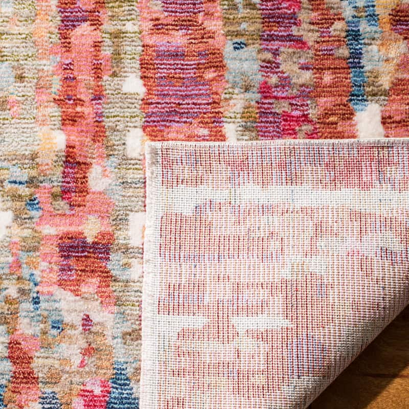 SAFAVIEH Nirvana Opha Modern Oriental Polyester Rug