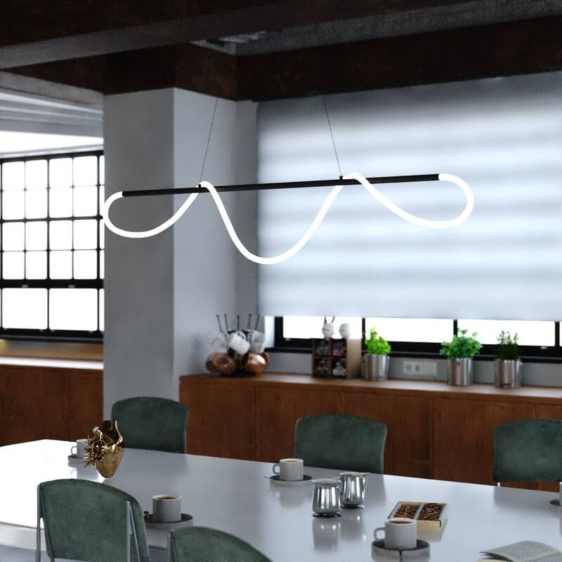 Vaxcel Lighting H0303 58" Wide LED Linear Chandelier