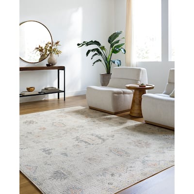 Livabliss Traditional Marlon Border Area Rug