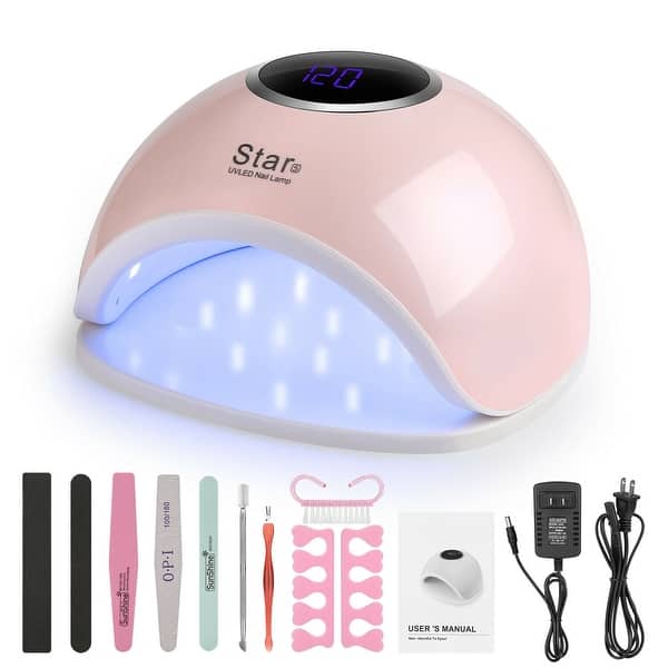 Nail Lamp UV LED Light Polish Dryer Manicure Machin - M - Overstock - 34475480 Nail Lamp UV LED Light Polish Dryer Manicure Machin - M - Overstock - 34475480