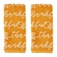 preview thumbnail 1 of 3, SKL Home Thankful Script Hand Towel (2-Pack)