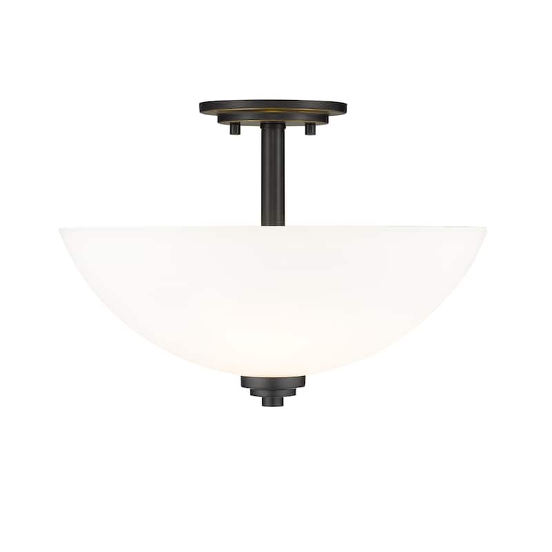 Bellevue ZCF11603 Pauline 3 Light 16" Wide Semi-Flush Ceiling Fixture