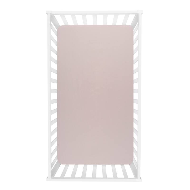 Trend Lab Simply Blush Pink 3 Piece Crib Bedding Set