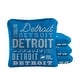 preview thumbnail 1 of 2, Detroit Football Blue Dual Sided Cornhole Bags
