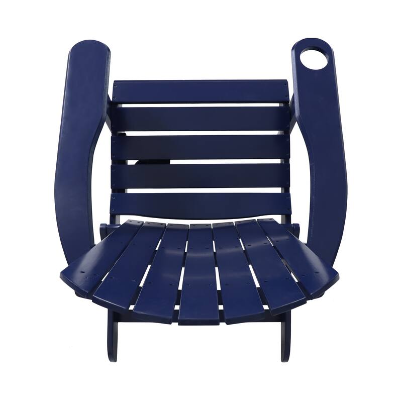 Roomfitters Bellwood Outdoor Adirondack Chair with Cup Holders for Patio Relaxation