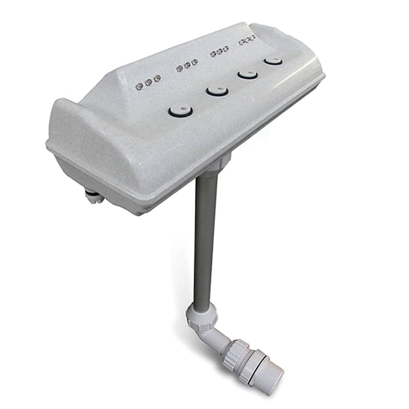 LED Lighted Cascade Waterfall Swimming Pool Fountain - 17"