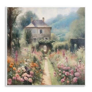 Stupell Blooming Cottage Path Wall Plaque Art Design By RileyB - Bed ...