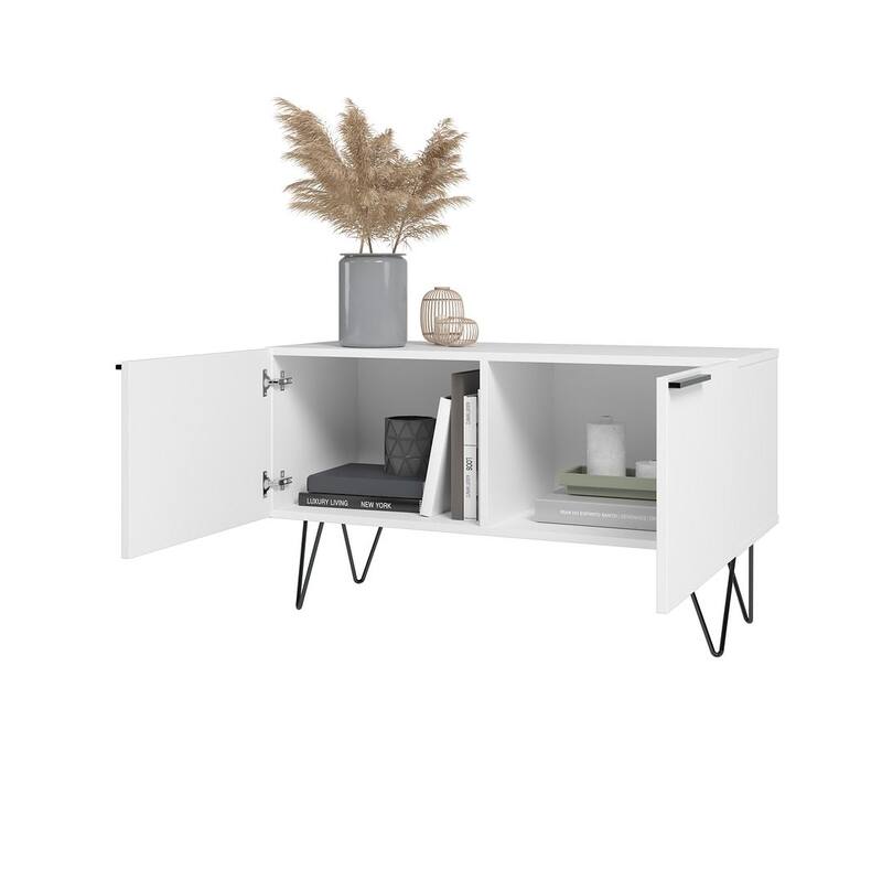 Beekman 35 In. Two Shelf Media Console Cabinet