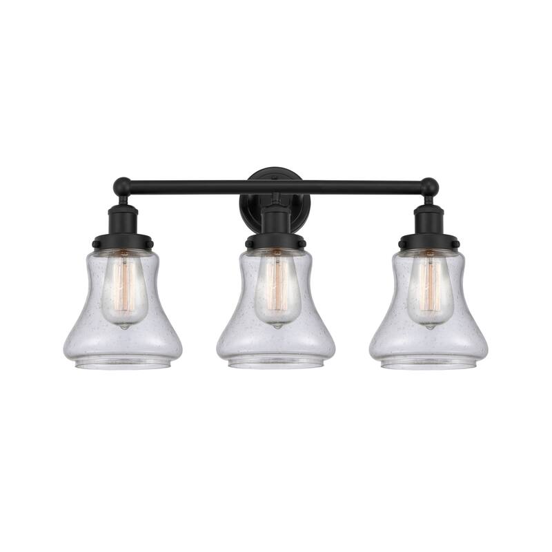 Innovations Lighting 616-3W-10-25 Bellmont Vanity Bellmont 3 Light 25" - Matte Black / Seedy