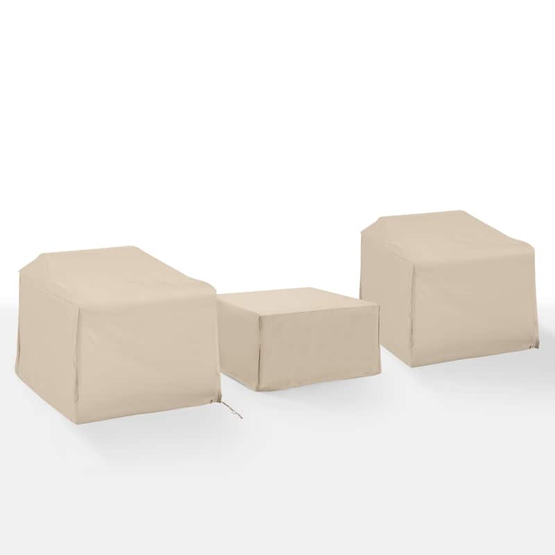 Crosley 3Pc Outdoor Furniture Cover Set