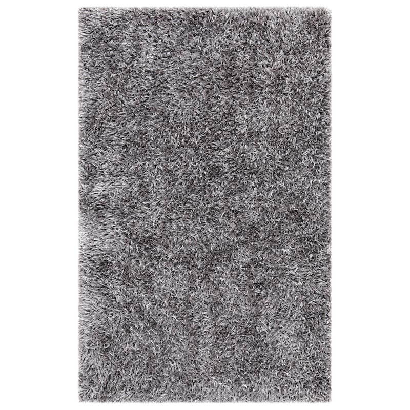 SAFAVIEH Handmade New Orleans Shag Dulce Area Rug - 4' x 6' - Grey/Grey