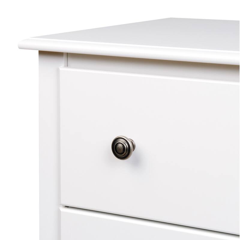 Copper Grove Periyar White 3-drawer Tall Nightstand