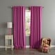 preview thumbnail 26 of 80, Aurora Home Insulated Thermal Blackout 84-inch Curtain Panel Pair - 52 x 84 Violet