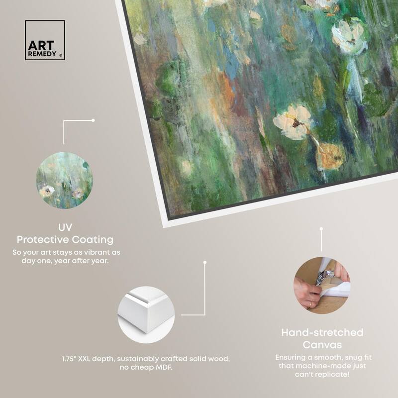 Harmony Green I Canvas by Art Remedy