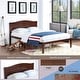 preview thumbnail 3 of 12, Full Size Bed Frame with Headboard - Modern Minimalistic Design, Sturdy Pine Wood