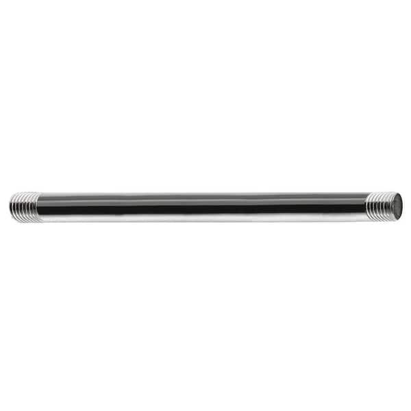 slide 2 of 5, Moen 12" Straight Shower Arm with 1/2" Connection Chrome