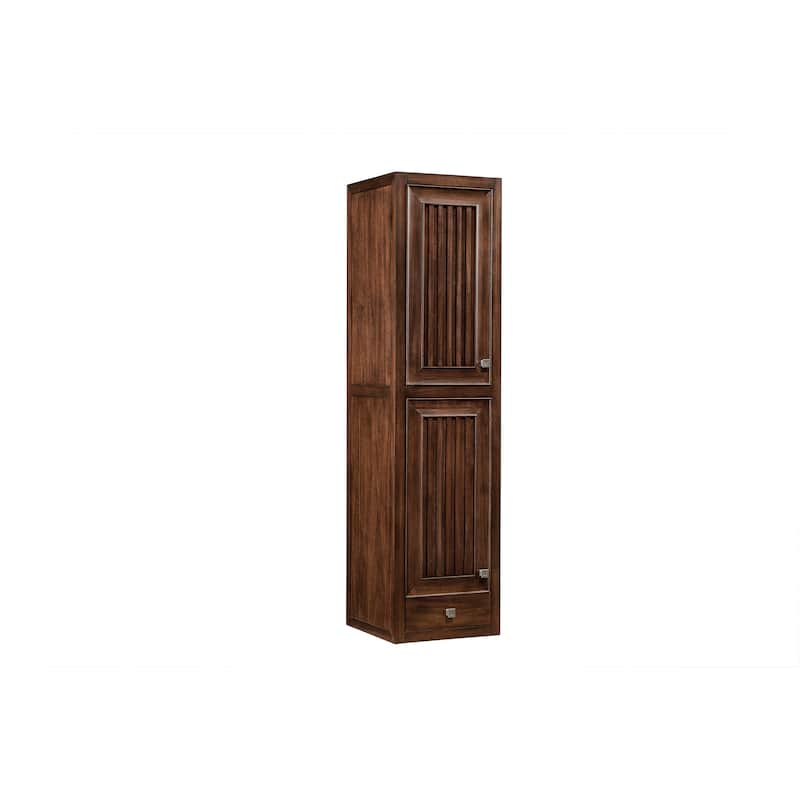 Athens 15" Tower Hutch - Left (Top Cabinet Only) - 14.8 x 14.9 x 57.8