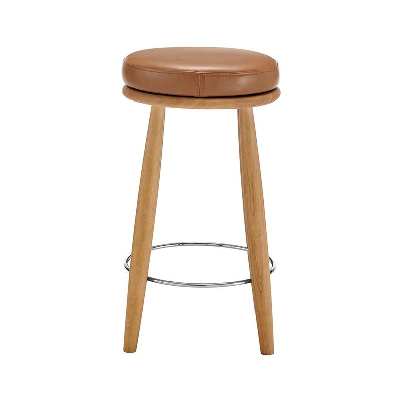 NPD Furniture Deandre Backless Swivel Counter Stool