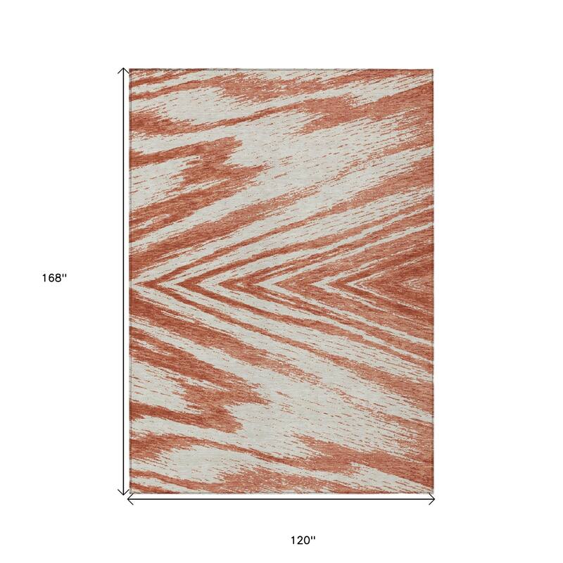 HomeRoots Abstract Transitional Rectangle Outdoor Rug