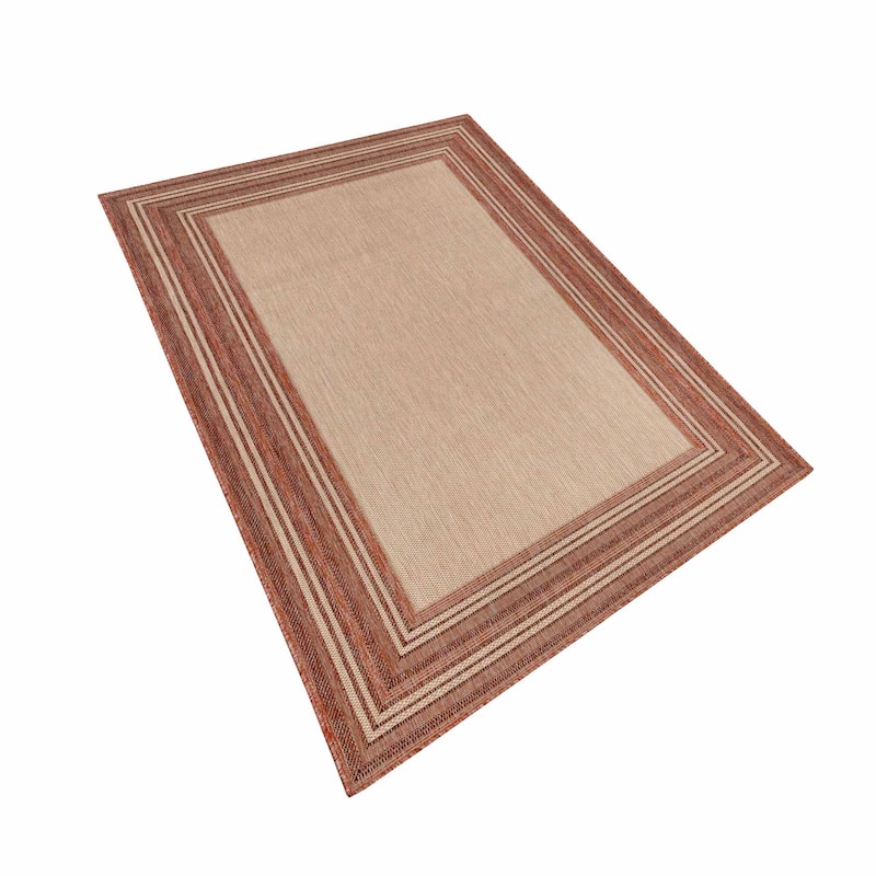 Liora Manne Carmel Multi Border Indoor/ Outdoor Area Rug