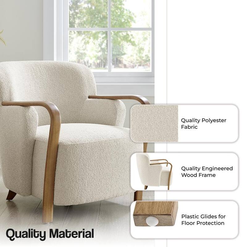 NPD Furniture Tania Fabric Accent Arm Chair