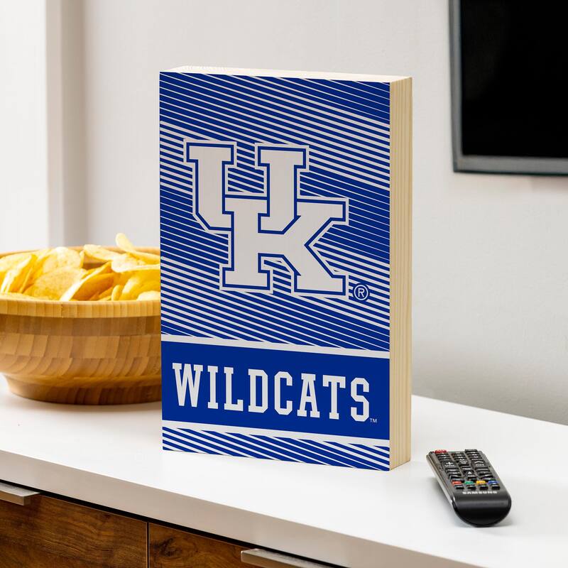 University of Kentucky Wooden Tabletop Mantel Shelf Sign - 8" x 12"