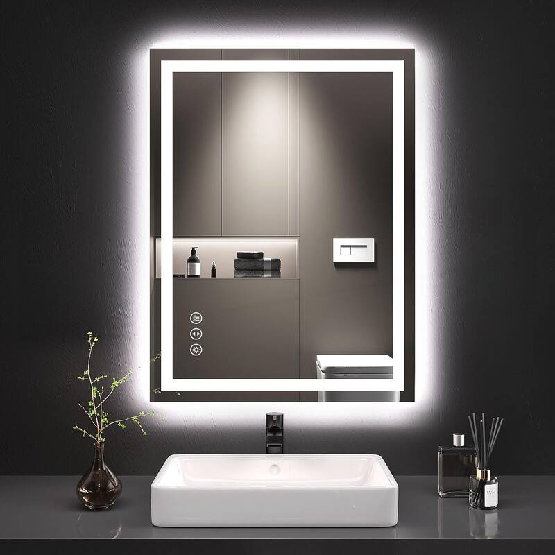 Waterproof Bathroom Vanity Mirror - 32x24 Inch