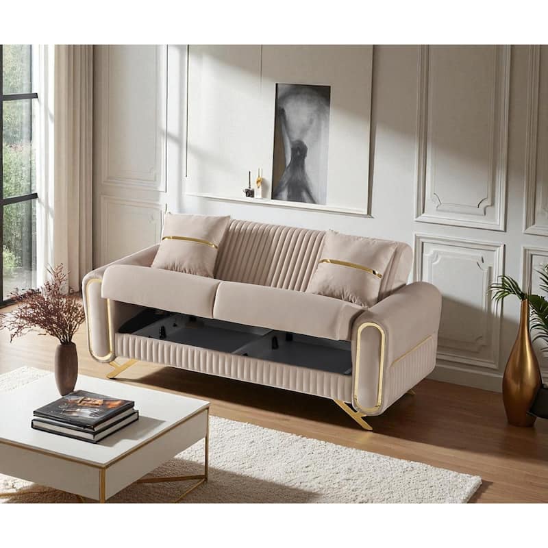 Tufka 2 Pieces Living Room Sets 1 Sofa 1 Love seat