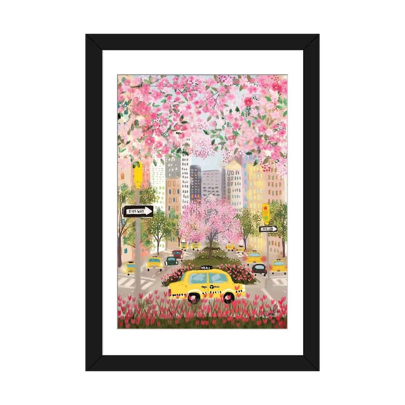iCanvas "Park Avenue" by Joy Laforme - Black - 32x24x1
