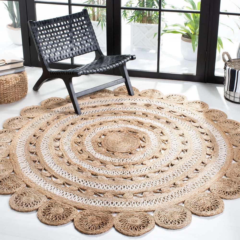 SAFAVIEH Handmade Natural Fiber Marlie Farmhouse Rug
