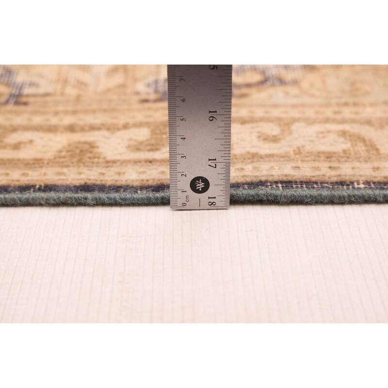 ECARPETGALLERY Hand-knotted Antalya Vintage Dark Grey Wool Rug - 8'6 x 13'1