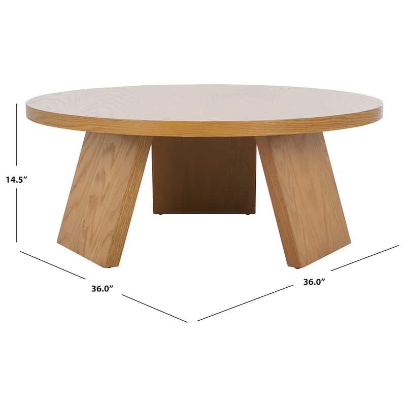 SAFAVIEH Couture Julianna Wood Coffee Table - 36Wx36Dx15H