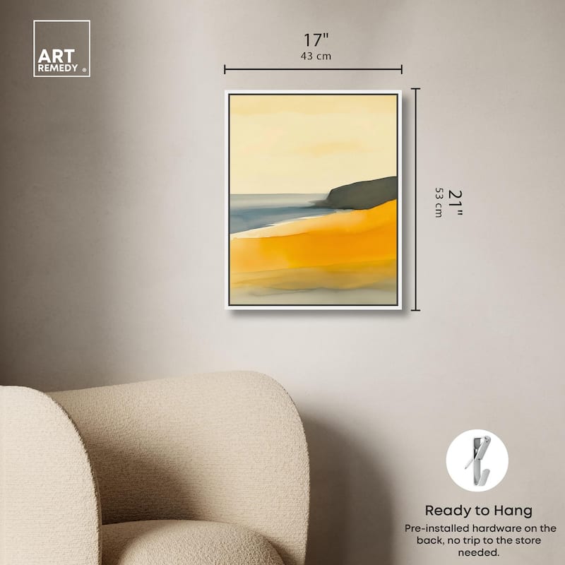 Glistening Beach Dreams II Canvas by Art Remedy