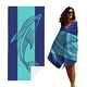 preview thumbnail 50 of 74, Large Turtle Shark Seahorse Beach Towel Pool Swimming Towels 30" X 60", 35"x70"