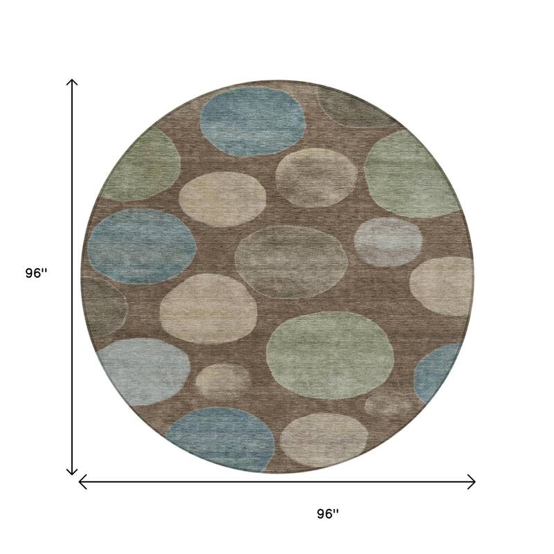 HomeRoots Geometric Transitional Rectangle Outdoor Rug